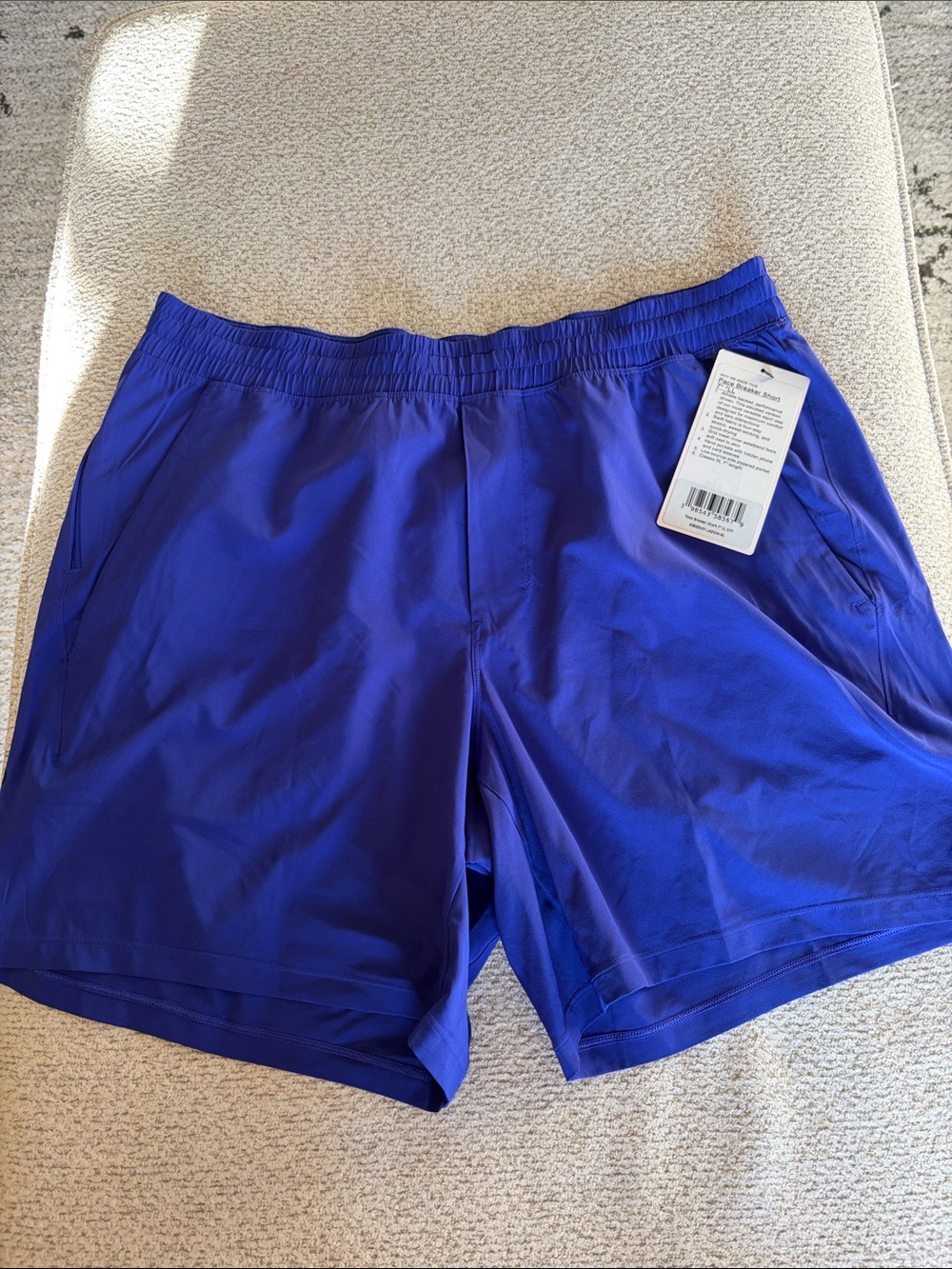Lululemon Pace Breaker 7” Linerless Shorts - Larkspur